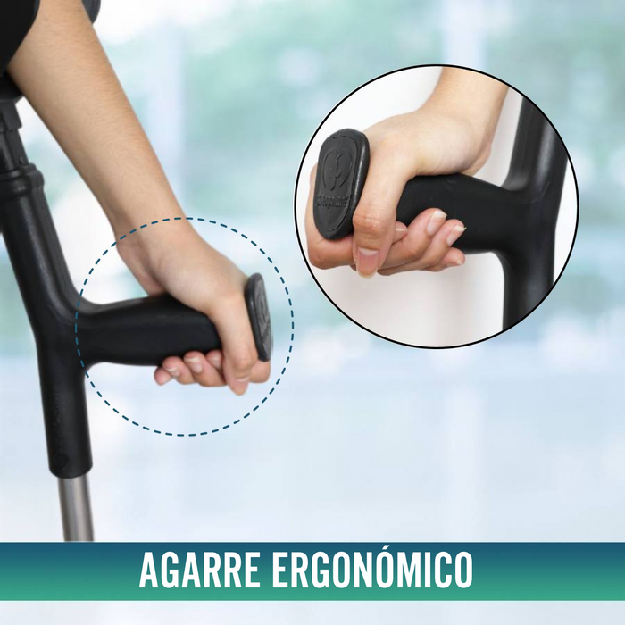 Muletas Regulables con Conteras Anchas