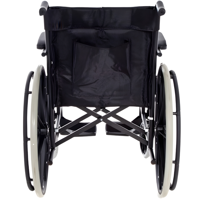 Silla de Ruedas Plegable de Acero Autopropulsable Care+