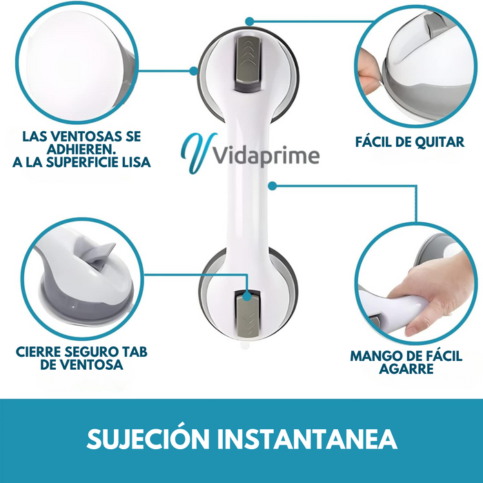 Asidero de Baño con Sujeción Instantánea