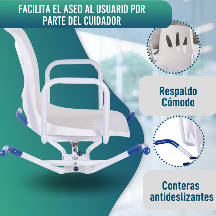 Silla de Bañera Giratoria 360º Confort