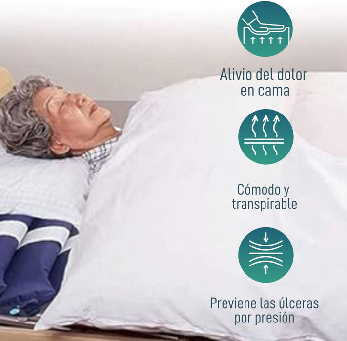 Colchón Antiescaras Celdas Intercambiables Compresor PROTECTIVE
