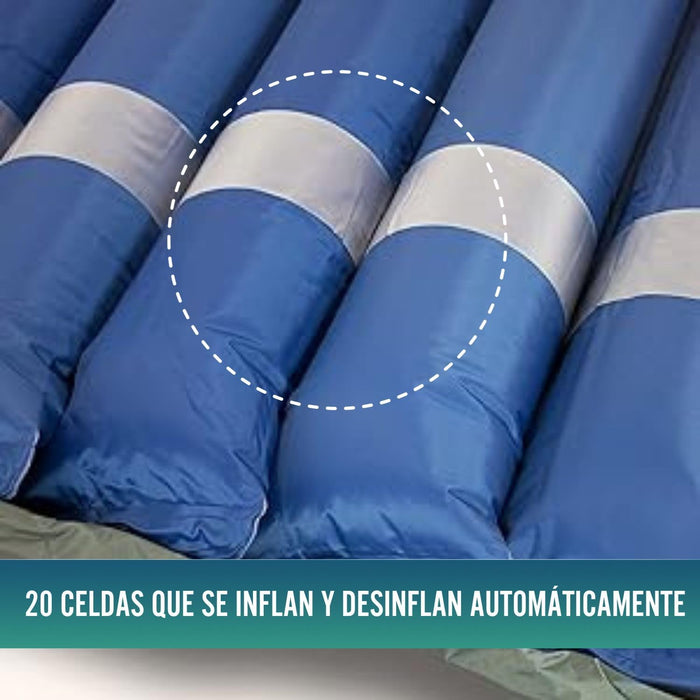 Colchón Antiescaras Celdas Intercambiables Compresor PROTECTIVE