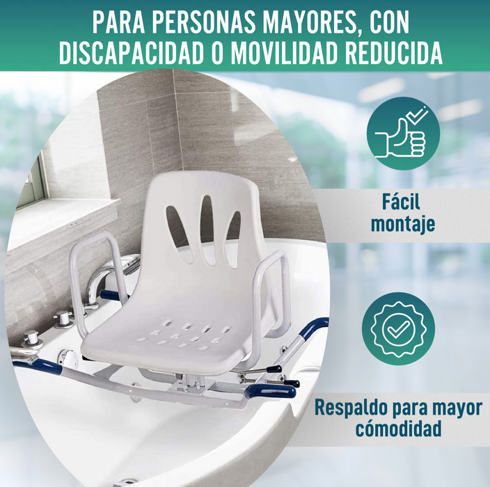Silla de Bañera Giratoria 360º Confort