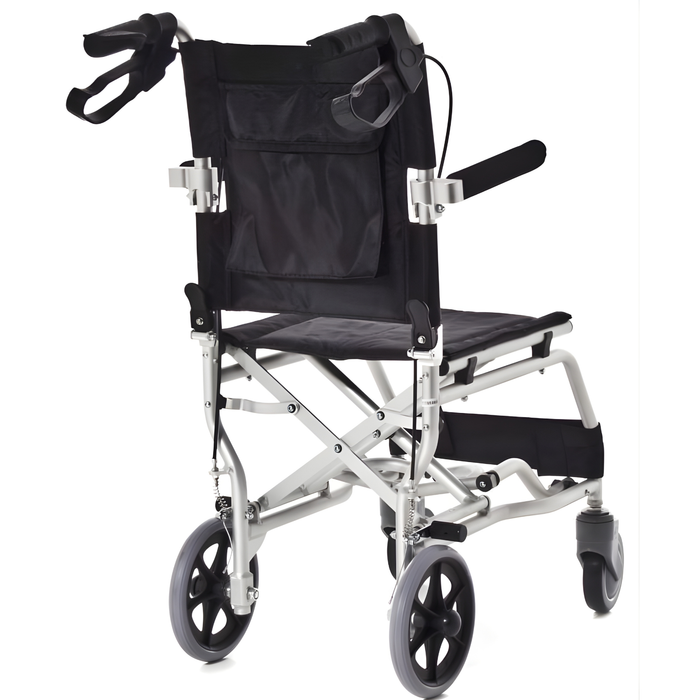 Silla de Ruedas Pequeña Aluminio Super ESTRECHA | Perfecta para Viajar