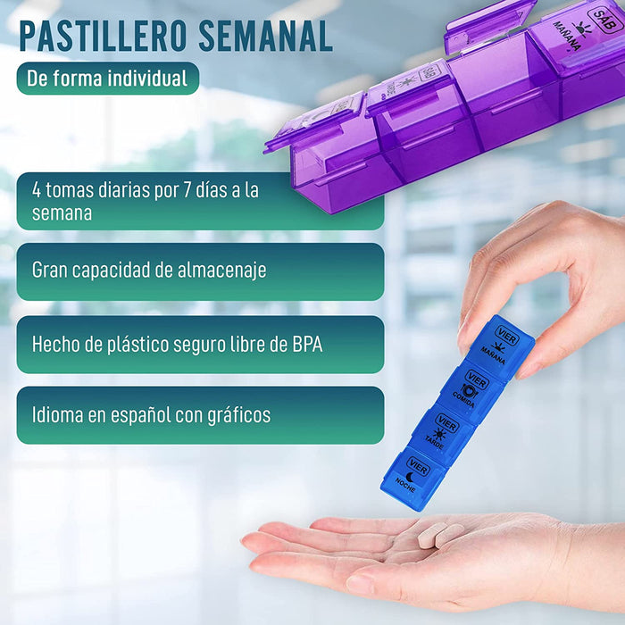 Pastillero Semanal con Estuche