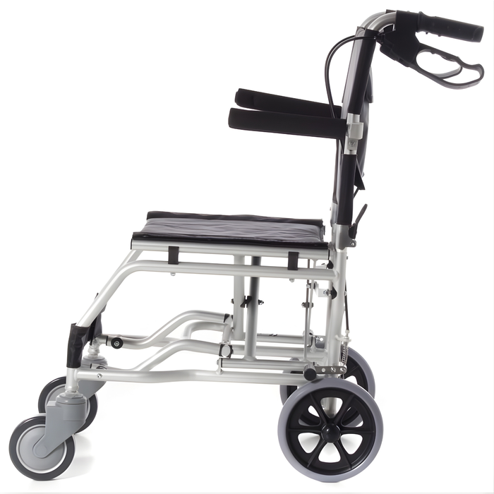 Silla de Ruedas Pequeña Aluminio Super ESTRECHA | Perfecta para Viajar