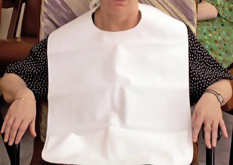 Babero Adulto Impermeable Rizo