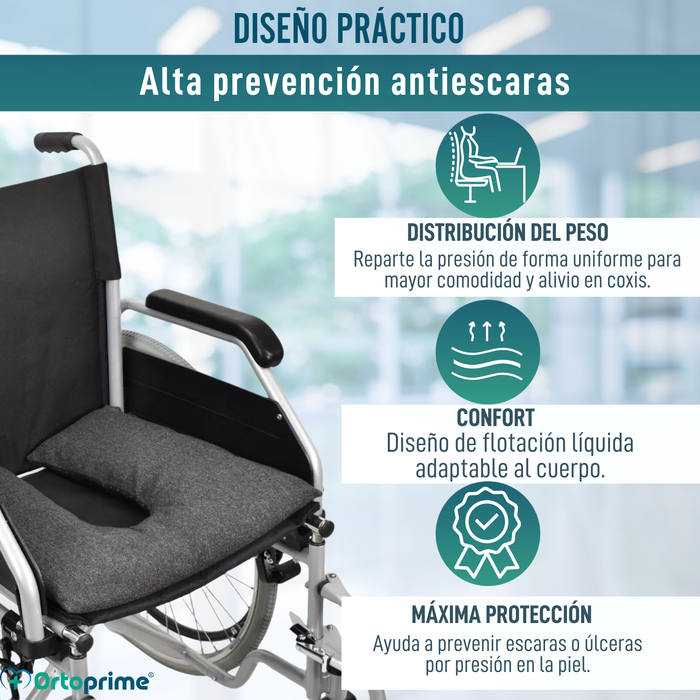 Cojín Antiescaras Flotación Líquida | Cojines Antiescaras Premium