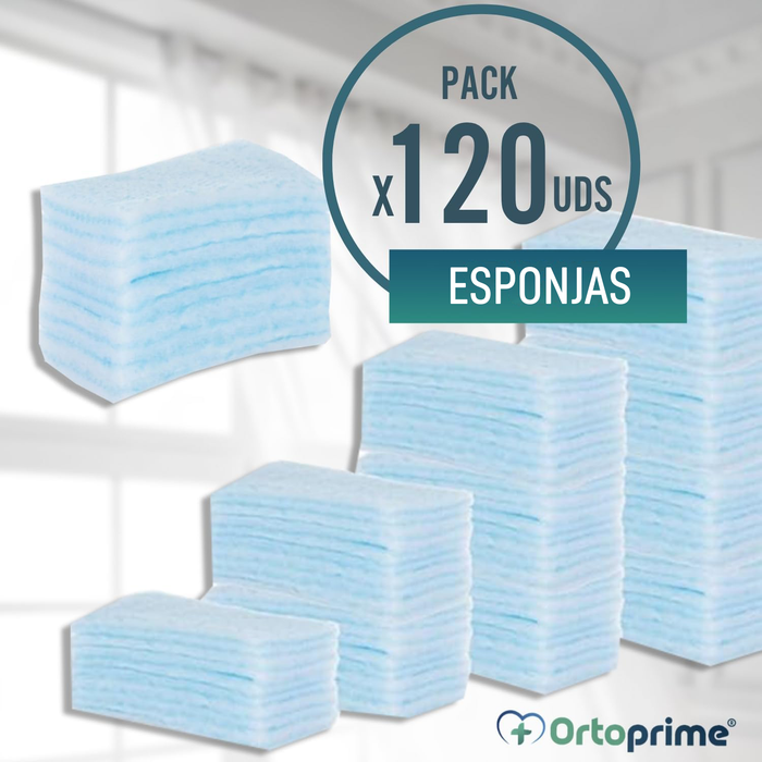Esponjas Jabonosas Desechables Caja 120 Unidades