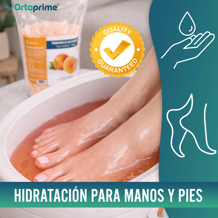 Pack Parafina de Rehabilitación Manos y Pies 3000ml | Melocotón