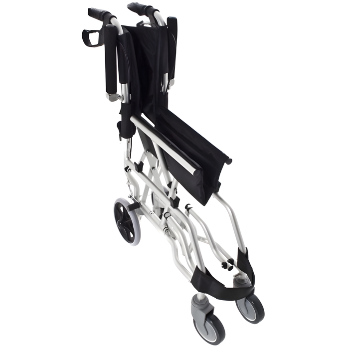 Silla de Ruedas Pequeña Aluminio Super ESTRECHA | Perfecta para Viajar