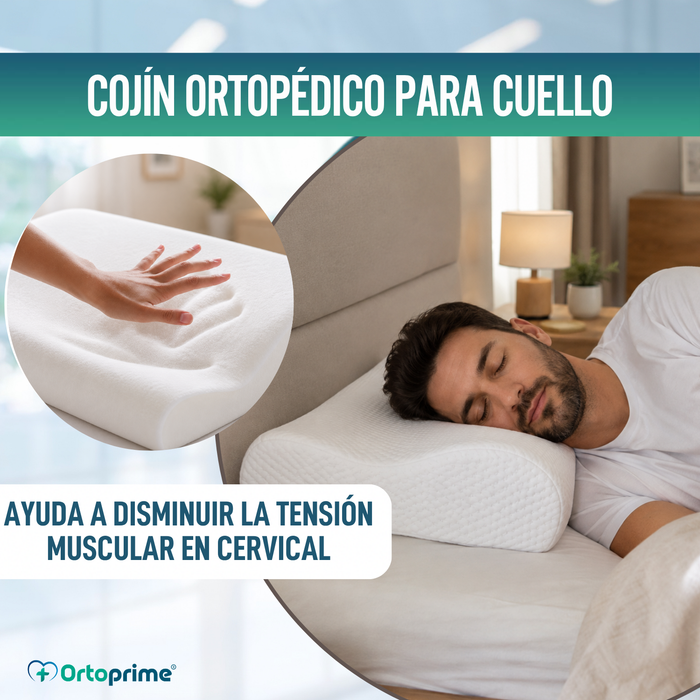 Almohada Cervical Ergonómica Viscoelástica  | Descanso Reparador