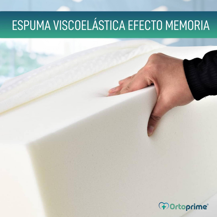 Almohada Viscoelástica para Piernas | Cuña Reposapiernas Recta