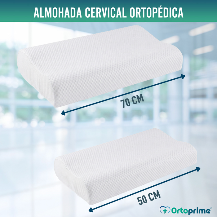 Almohada Viscoelástica Cervical | Apoyo Efectivo