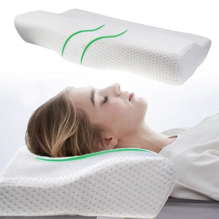 Almohada Cervical Ergonómica Viscoelástica  | Descanso Reparador