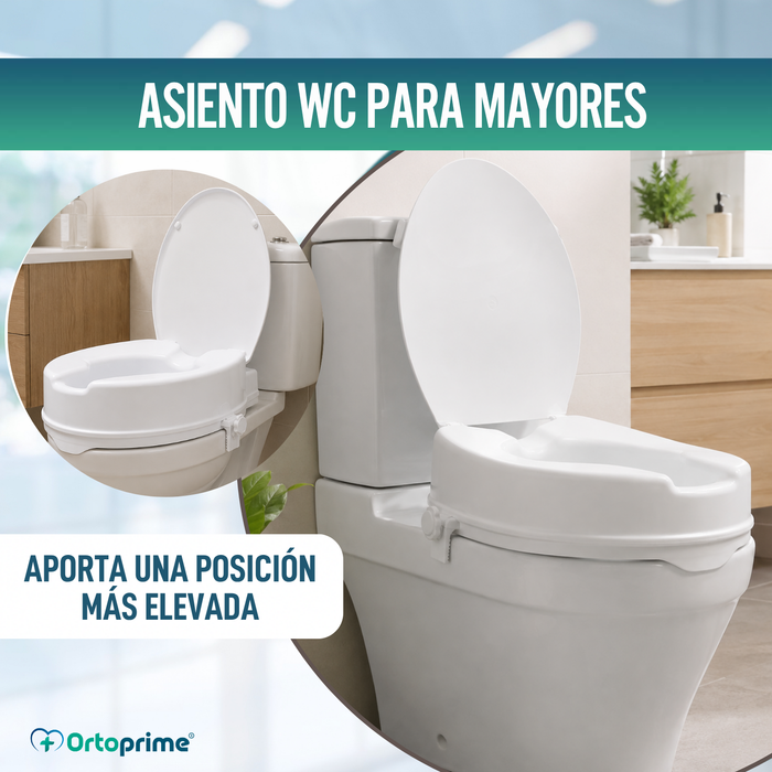 Alzador WC Con Tapa 10 cm | Universal