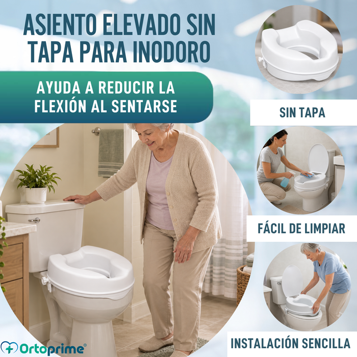 Elevador de WC con y sin Tapa | Resistente 223kg