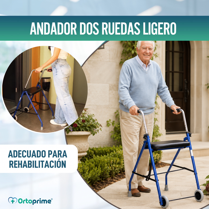 Andador para Ancianos 2 Ruedas | Andadores Adultos Plegables
