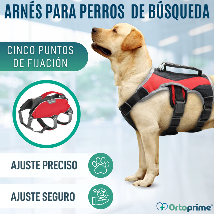 Arnés para Perro de Búsqueda y Rescate | Máxima Resistencia