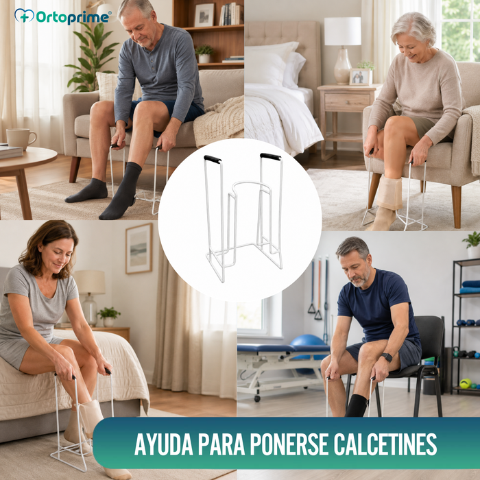 Calzador de Medias y Calcetines de Comprensión | Ayudas para Vestirse
