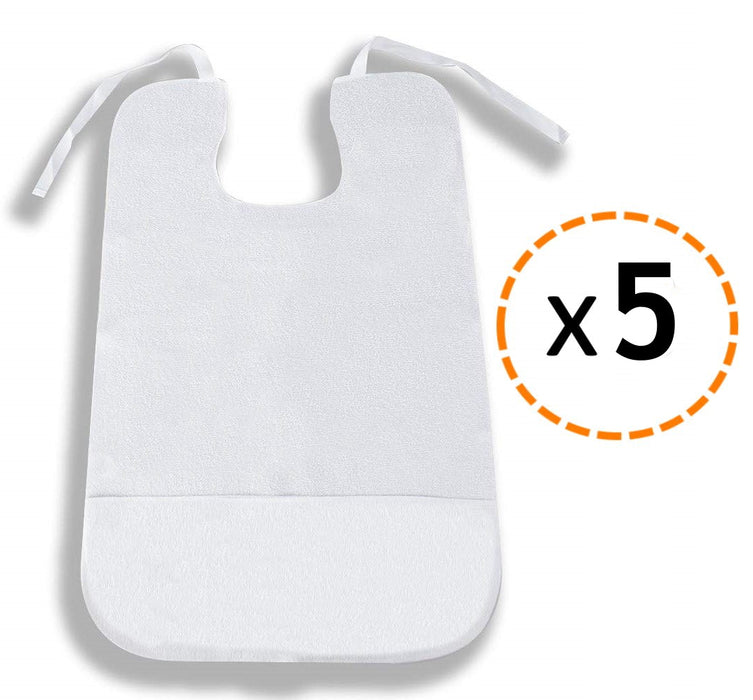 Babero Adulto Impermeable Rizo