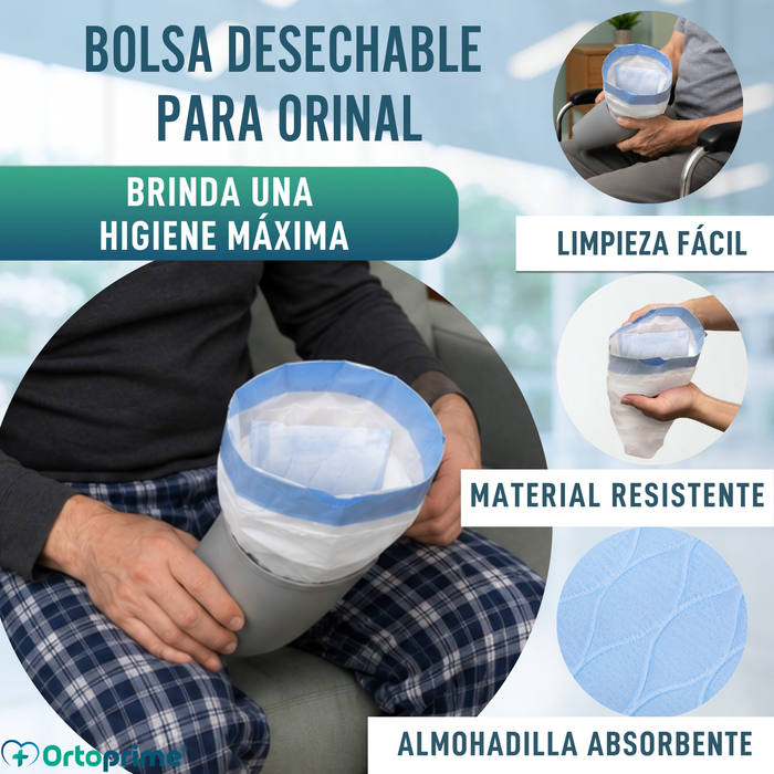 Bolsas Higiénicas Desechables para Orinales Masculinos 600ml