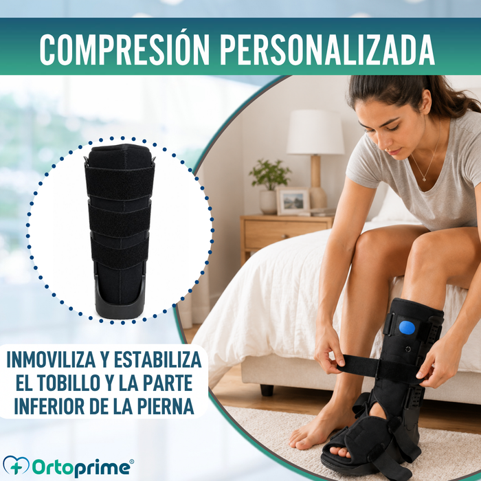 Bota Walker Larga Fija con Cámara de Aire | Bota Ortopédica