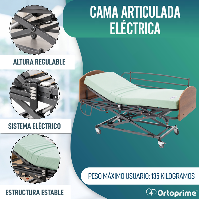 Cama Articulada 105 Eléctrica Carro Elevación  | Resistance Pack