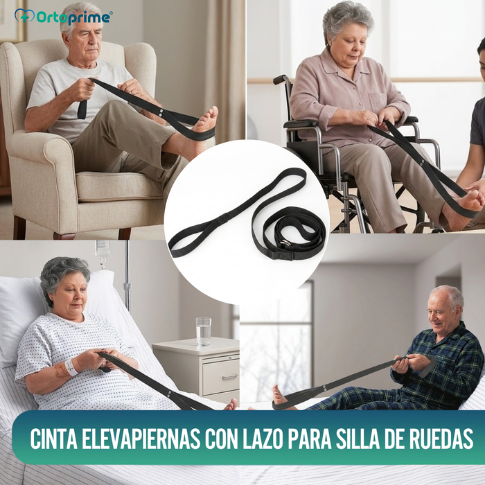Correa Levantadora de Piernas con Lazo Rígido para Movilidad