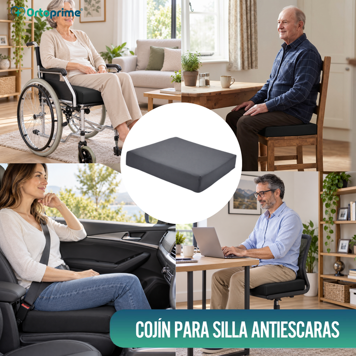 Cojín Antiescaras Viscoelástico + HR Espuma Confort