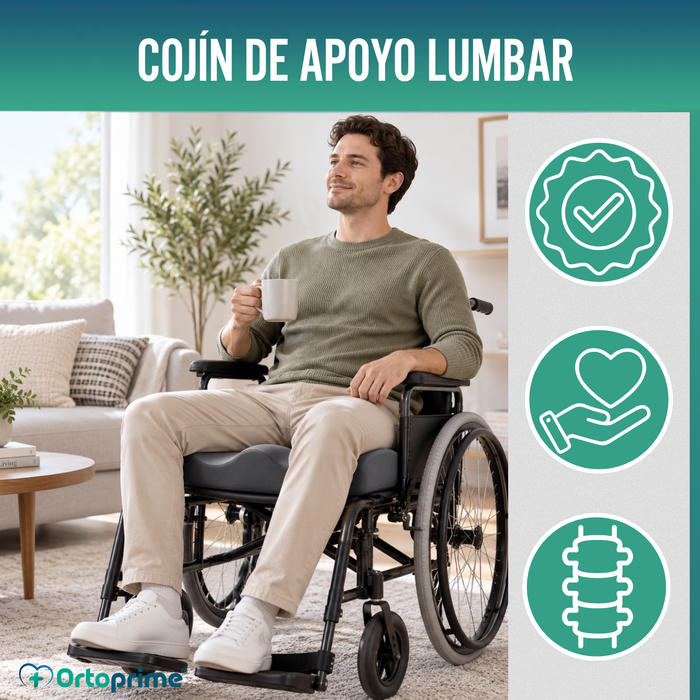Cojín Ortopédico Antideslizante para Coxis | Ergonomic