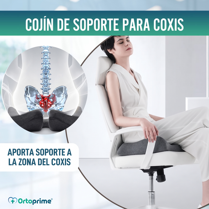 Cojín Ortopédico Antideslizante para Coxis | Ergonomic
