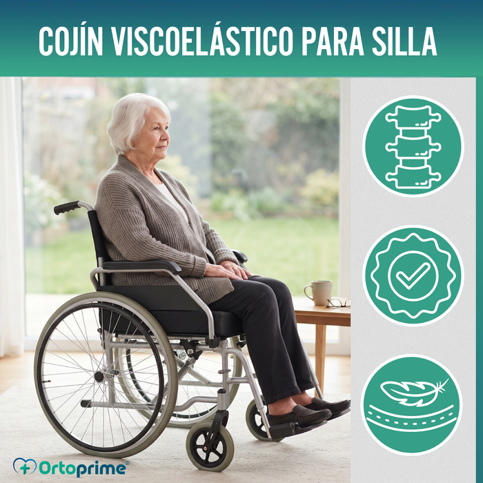 Cojín Antiescaras Viscoelástico + HR Espuma Confort