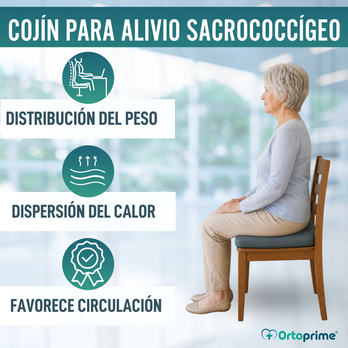 Cojín Antiescaras Visco Gel para Silla de Ruedas 85 kg/m3