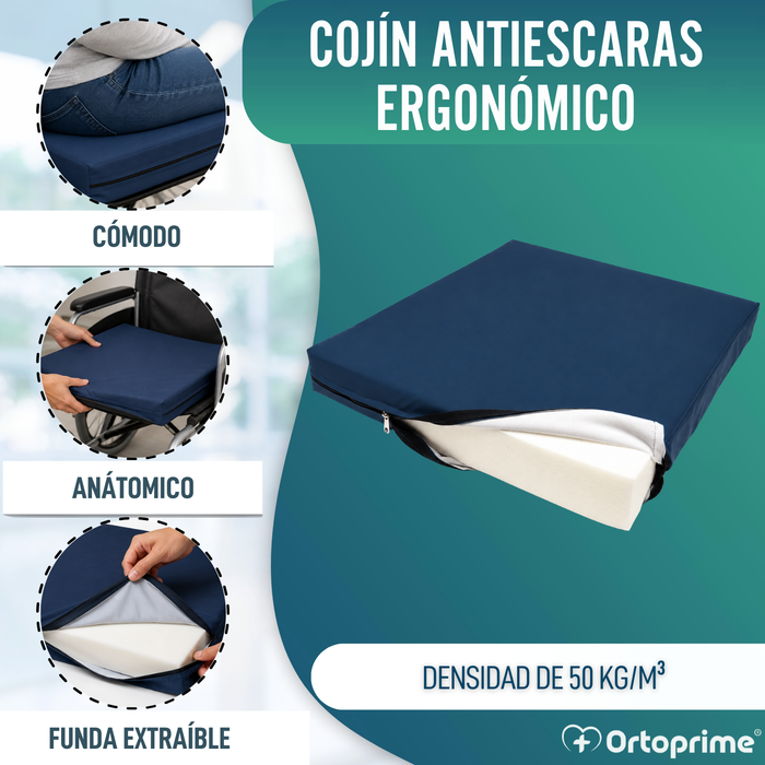 Cojín Antiescaras Viscoelástico 50kg/m3