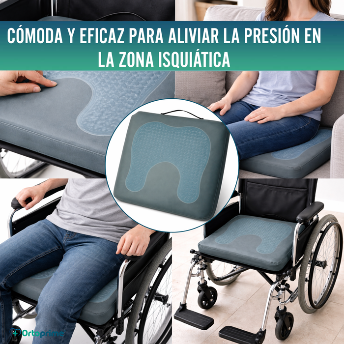 Cojín Antiescaras Visco Gel Herradura 85 kg/m3 Impermeable