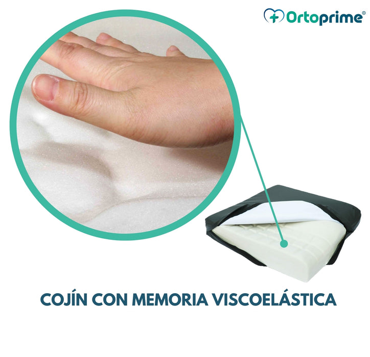 Cojín Antiescaras Anatómico Cuadrado Viescoelástico | Efecto Memoria