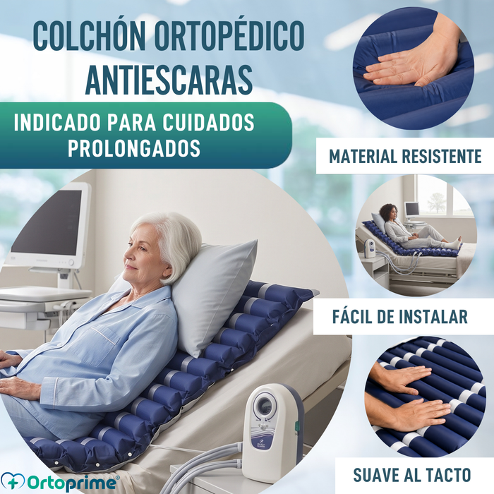 Colchón Antiescaras Celdas Intercambiables Compresor PROTECTIVE