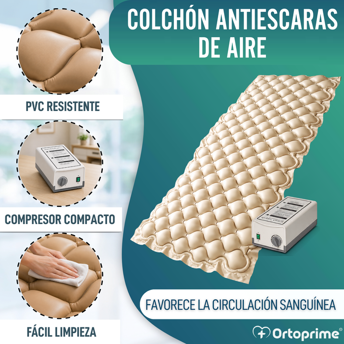 Colchón Antiescaras con Compresor CONFORT CARE