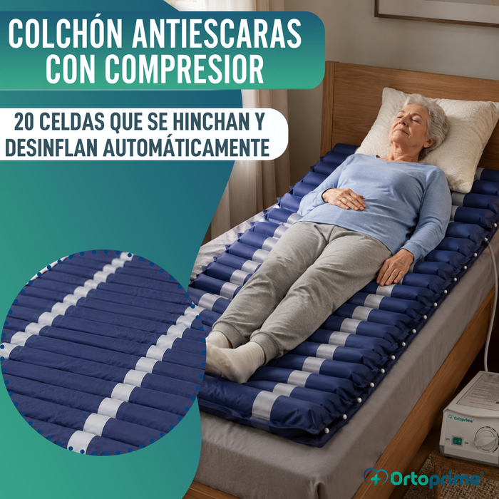 Colchón Antiescaras de Aire con Compresor Silence para Cama