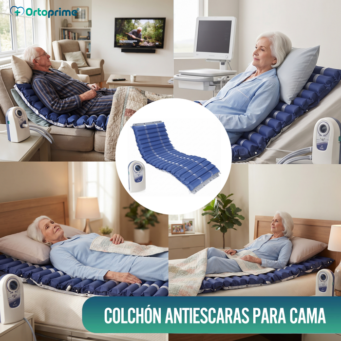 Colchón Antiescaras Celdas Intercambiables Compresor PROTECTIVE
