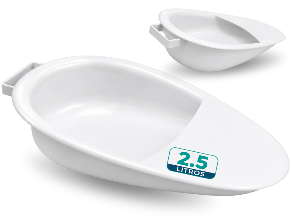 Cuña Orinal para Adultos 2,5 Litros | Orinal para Cama Unisex
