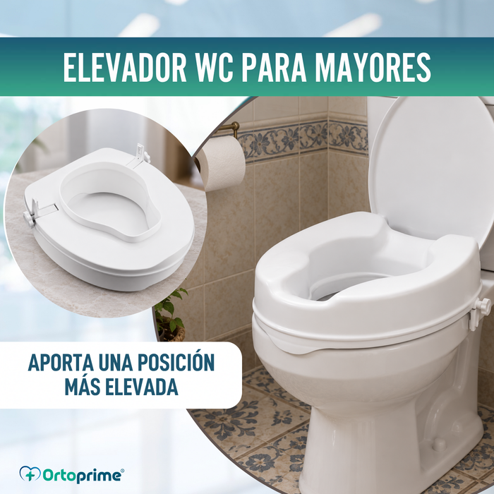 Elevador de WC con y sin Tapa | Resistente 223kg