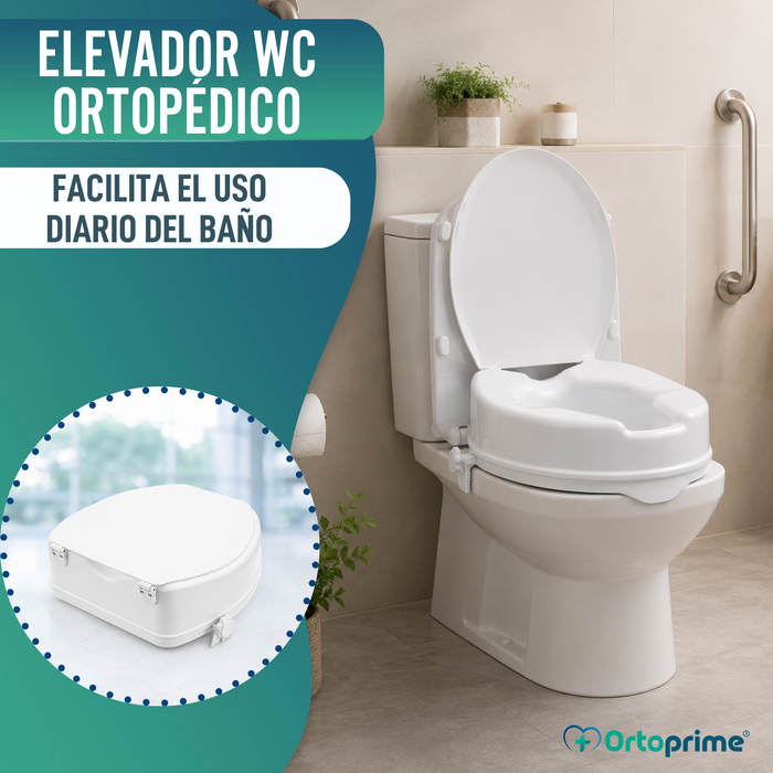 Alzador WC Con Tapa 10 cm | Universal