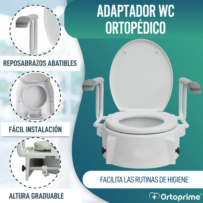 Elevador WC Inclinable 6-10-15cm Resistance