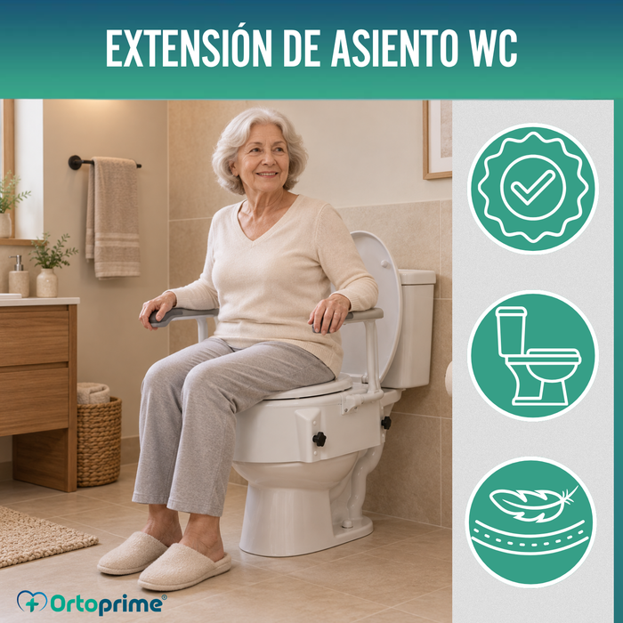 Elevador WC Inclinable 6-10-15cm Resistance