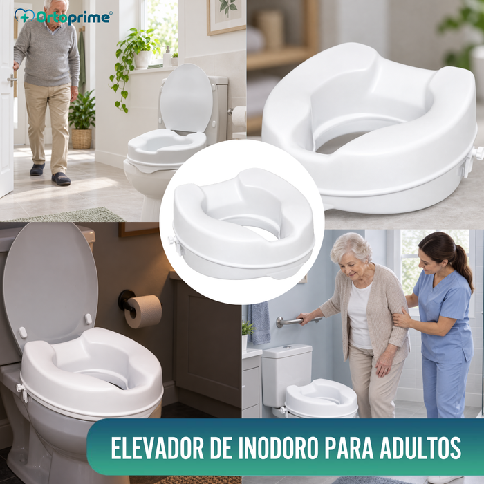 Elevador de WC con y sin Tapa | Resistente 223kg