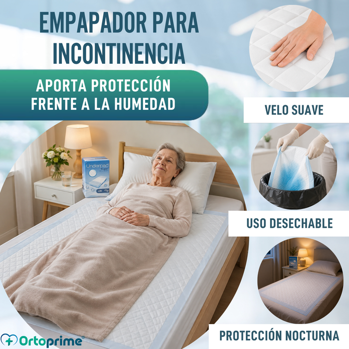 Empapador Desechable Súper Absorbente con Velo | 90x180 cm