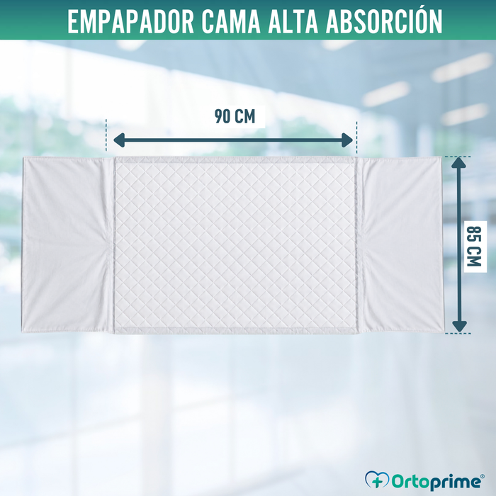 PACK 2 Empapadores Absorbentes Lavables Cama 90cm Plus 4,65 Litros/m2