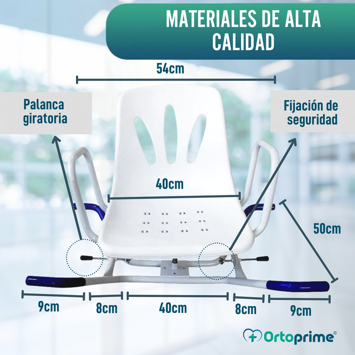 Silla de Bañera Giratoria 360º Confort